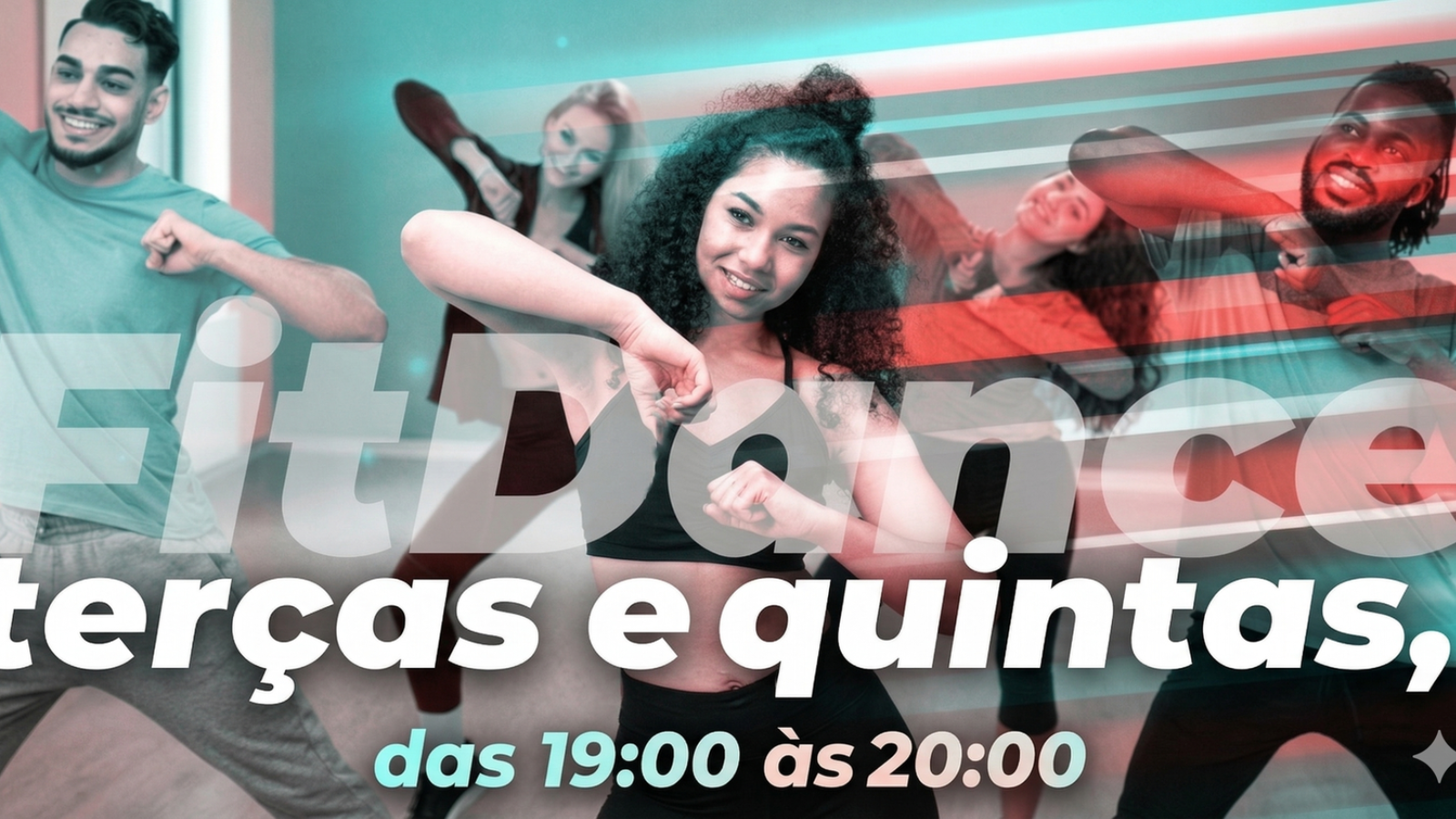 Arte do evento: 💃 FitDance as terças e quintas no Teatro Espaço Cultural Lélia Abramo