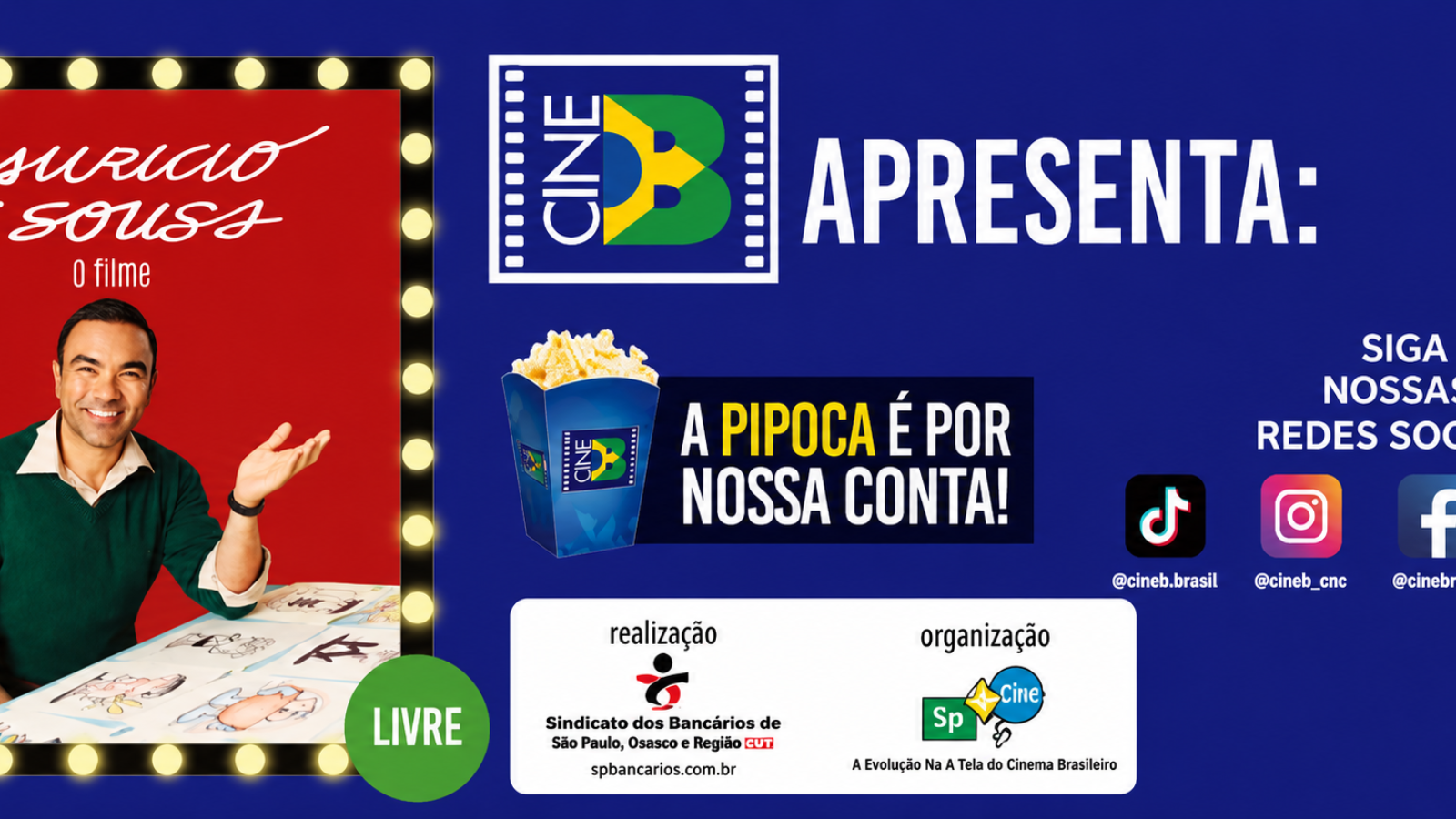 Imagem do evento CineB EXIBE SESSÃO ESPECIAL NO AUDITÓRIO AMARELO 